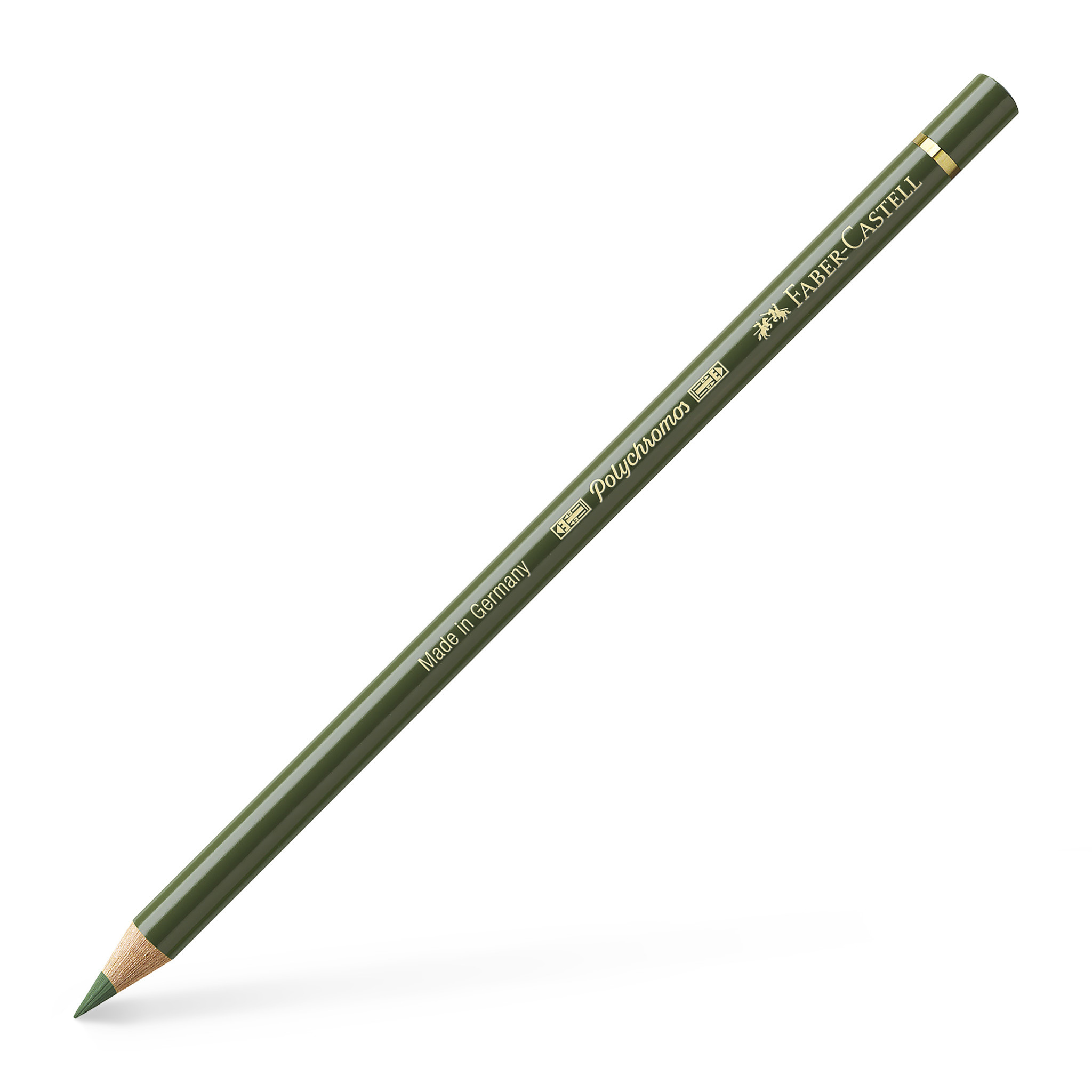 FABER CASTELL Crayon de couleur Polychromos 174, vert oxyde chrome opaque