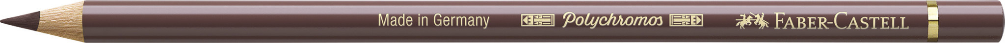 FABER CASTELL Crayon de couleur Polychromos 176, brun van Dyck