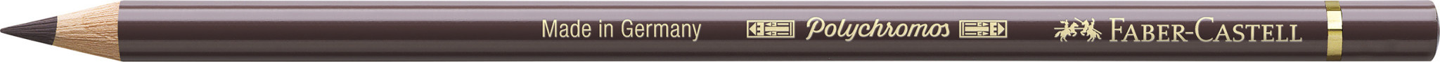 FABER CASTELL Crayon de couleur Polychromos 177, brun noix
