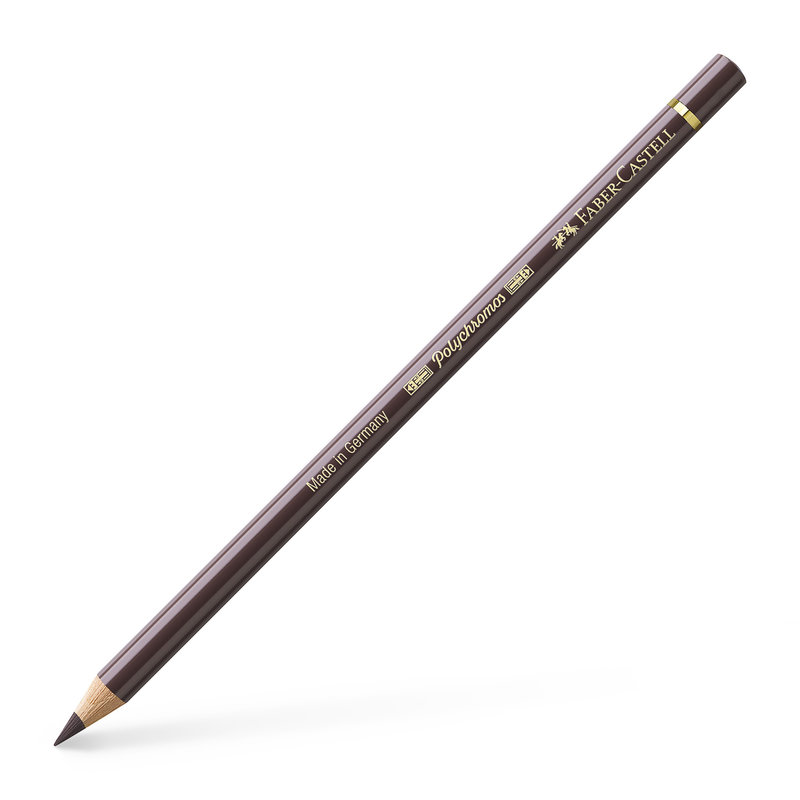 FABER CASTELL Polychromos 177 Color Pencil - Walnut Brown