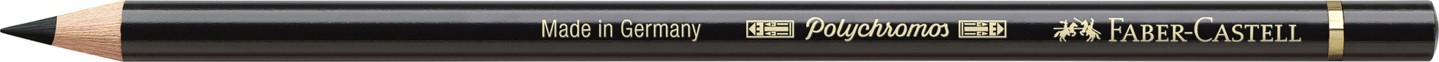 FABER CASTELL Crayon de couleur Polychromos 199, noir