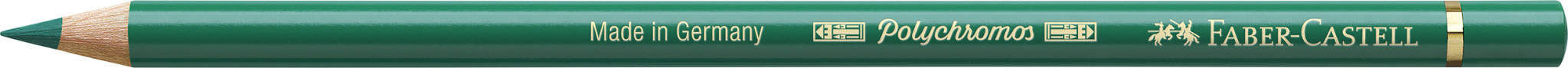 FABER CASTELL Crayon de couleur Polychromos 264, vert phtalo foncé