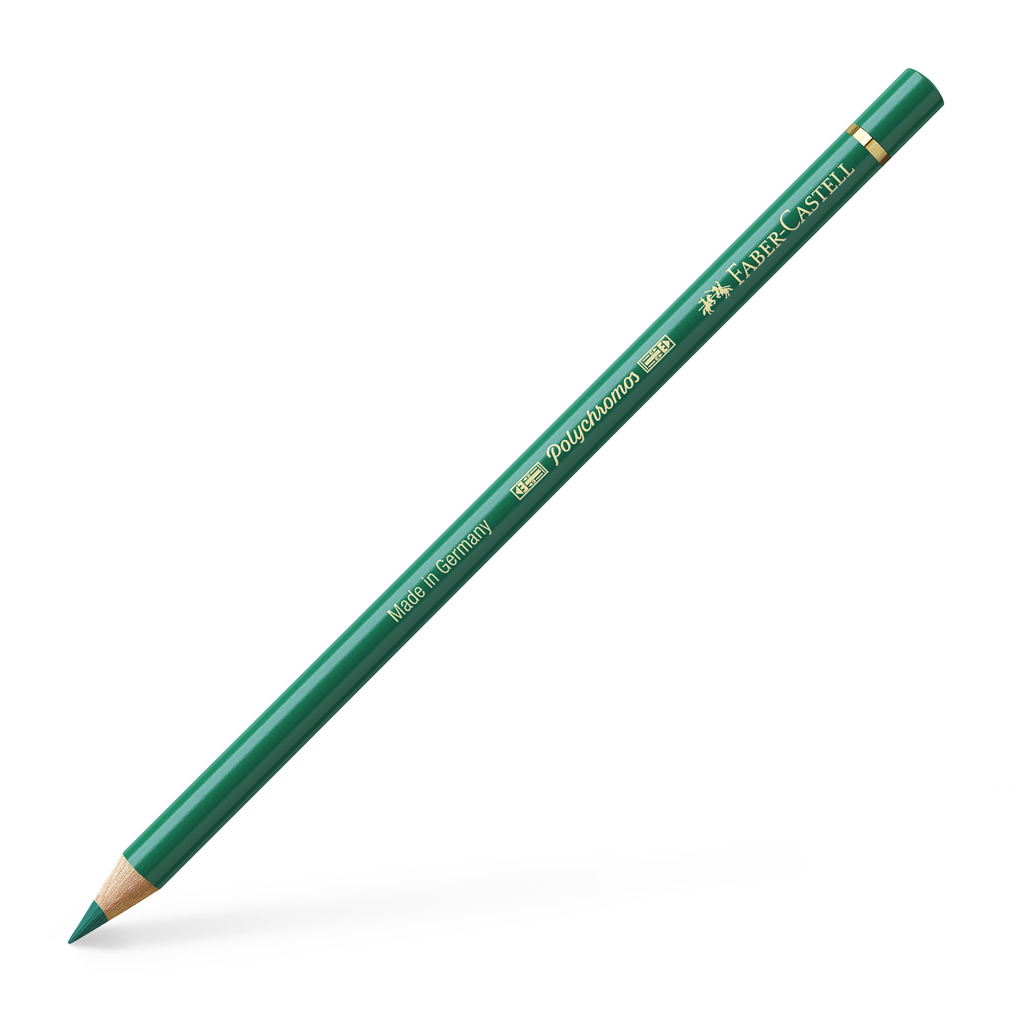 FABER CASTELL Crayon de couleur Polychromos 264, vert phtalo foncé