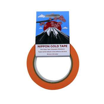 NIPPON GOLD TAPE Nippon Gold Tape Ruban Adhésif pour Aquarelle papier de riz 38mm