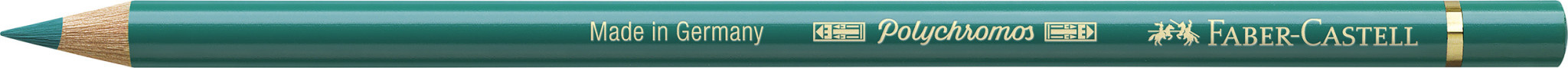 FABER CASTELL Crayon de couleur Polychromos 276, vert oxyde chrome ardent