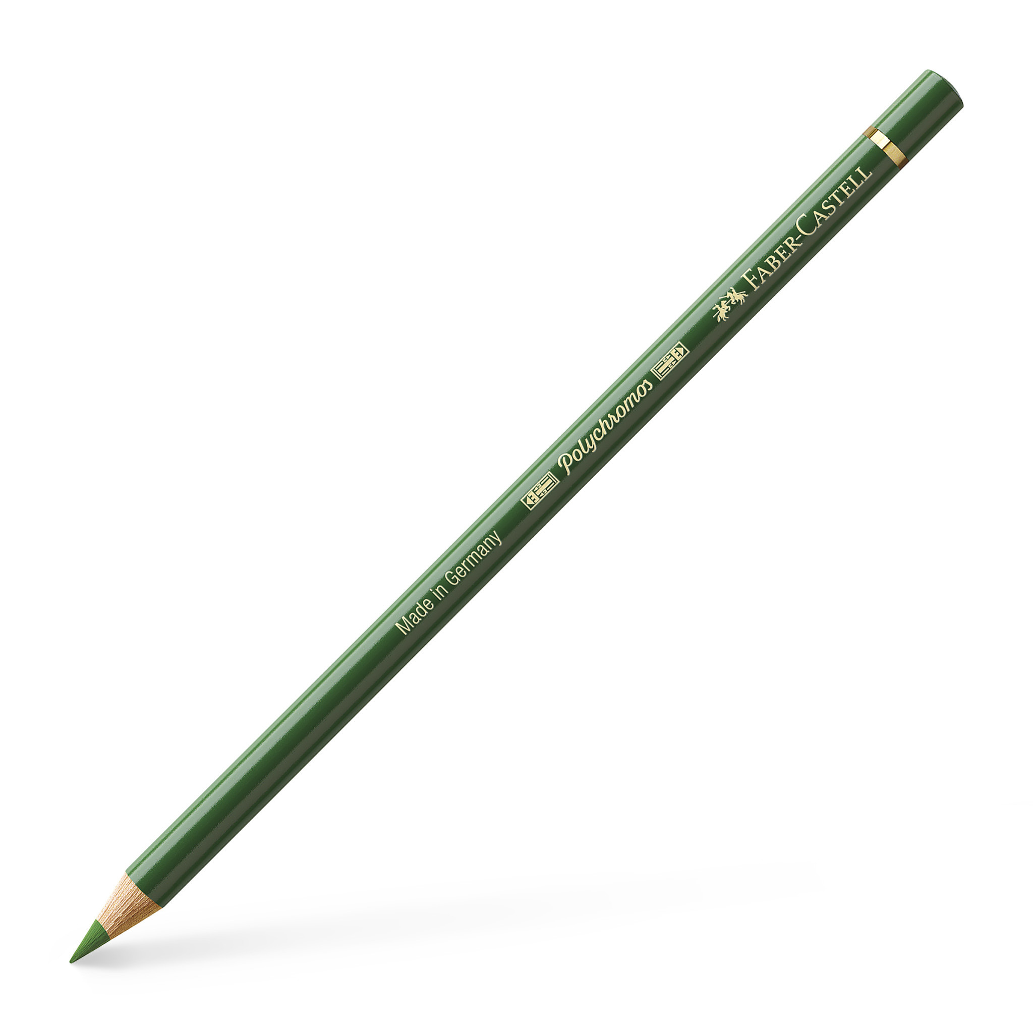 FABER CASTELL Crayon de couleur Polychromos 167, vert permanent olive