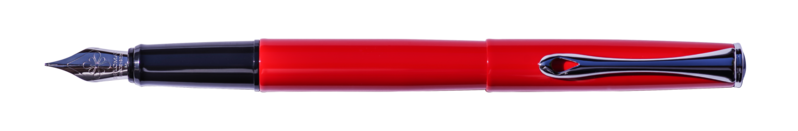 DIPLOMAT Esteem red lacquered fountain pen