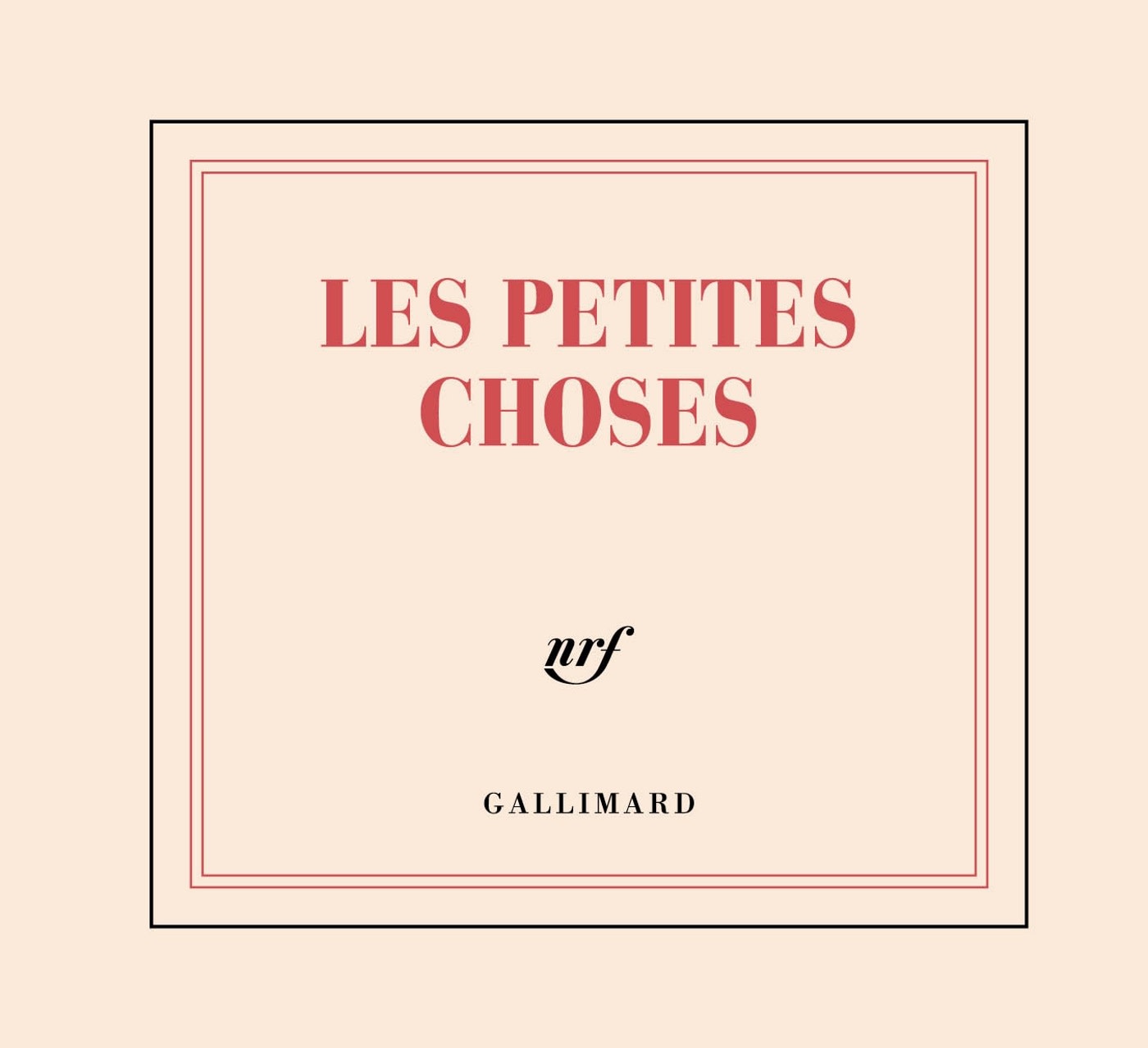 GALLIMARD Mini-bloc - Les petites choses
