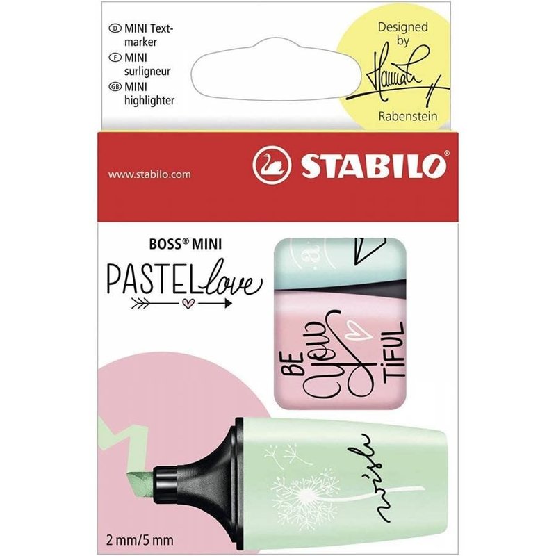 STABILO BOSS ORIGINAL Surligneur Pastel - menthe à l'eau - Papeterie Michel