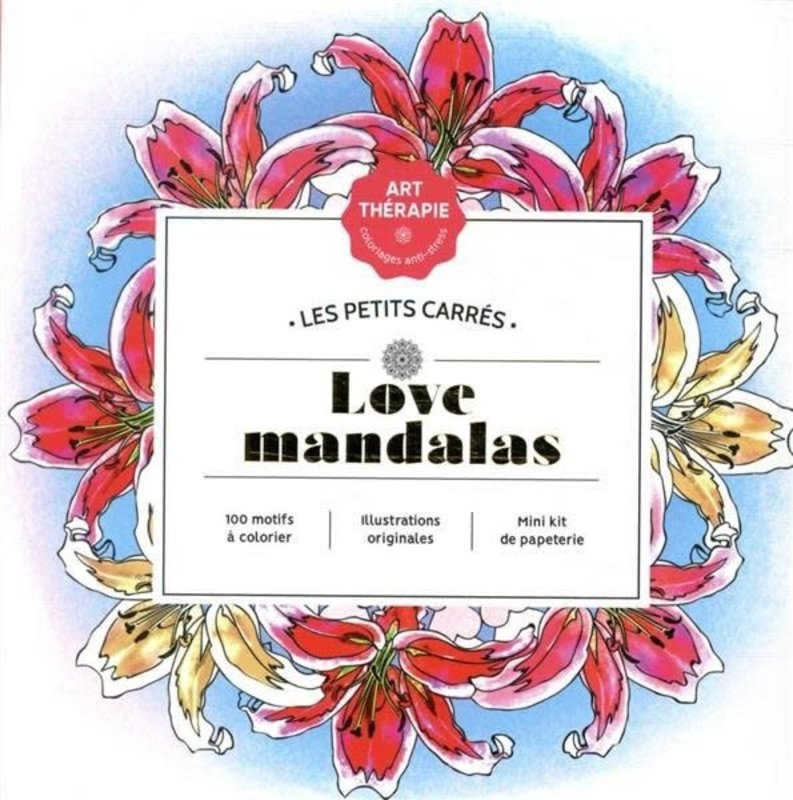 CARTOTHEQUE Love Mandalas Les Carres D'Art Therapie