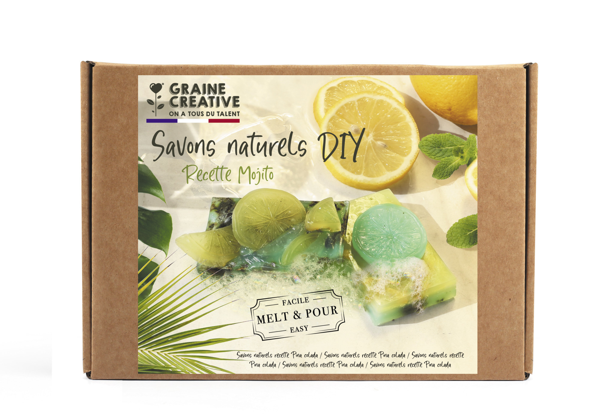 GRAINE CREATIVE Kit Savon Naturel Mojito 196 X 144 X 45 Mm
