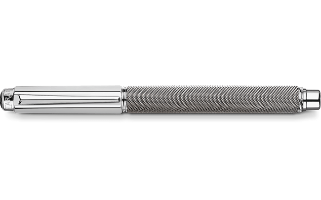 CARAN D'ACHE Stylo Roller Varius Ivanhoë Argenté Rhodié