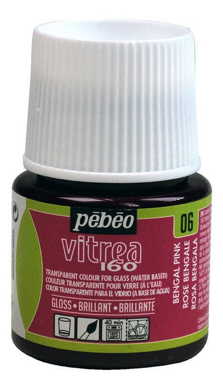 PEBEO Vitrea 160 Brillant 45 Ml Rose Bengale