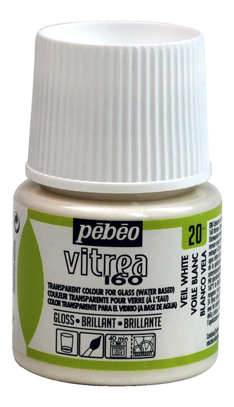 PEBEO Vitrea 160 Brillant 45 Ml Voile Blanc