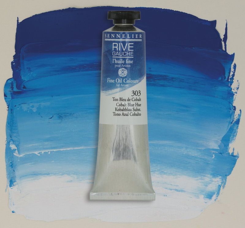 SENNELIER Rive Gauche Fine Oil 40ml - Cobalt Blue