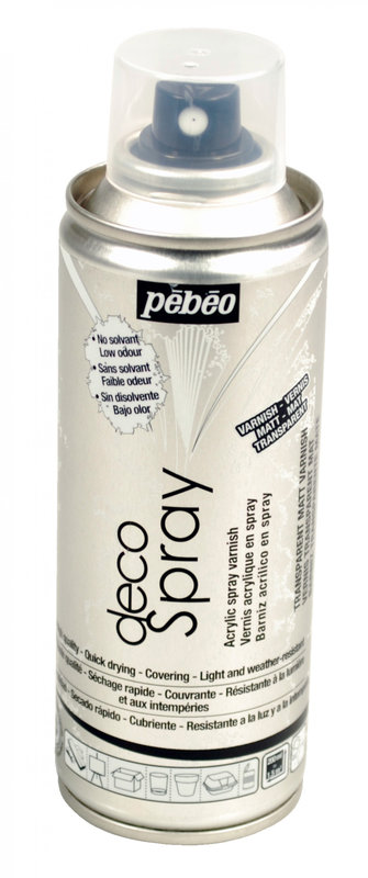 PEBEO Decospray 200 Ml Vernis Transparent Mat