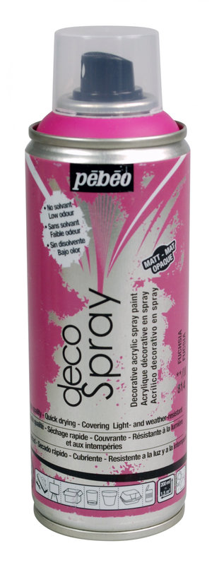 PEBEO Decospray Mat 200 Ml Fuchsia