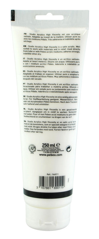 PEBEO Studio Acrylic 250ml Titanium White