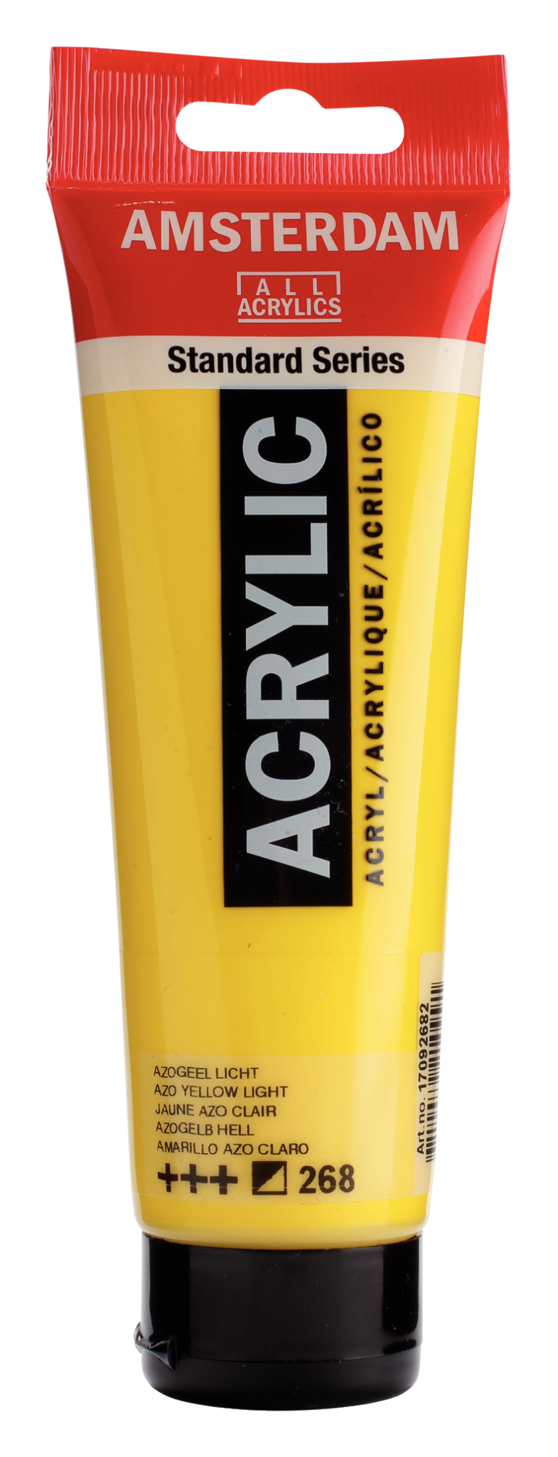 AMSTERDAM Peinture Acrylique Tube 120 ml Jaune Azo Clair 268