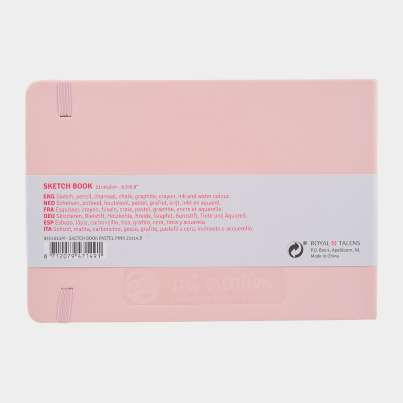 TALENSARTCREATION Sketchbook 15x21cm 140g 80 sheets Light Pink