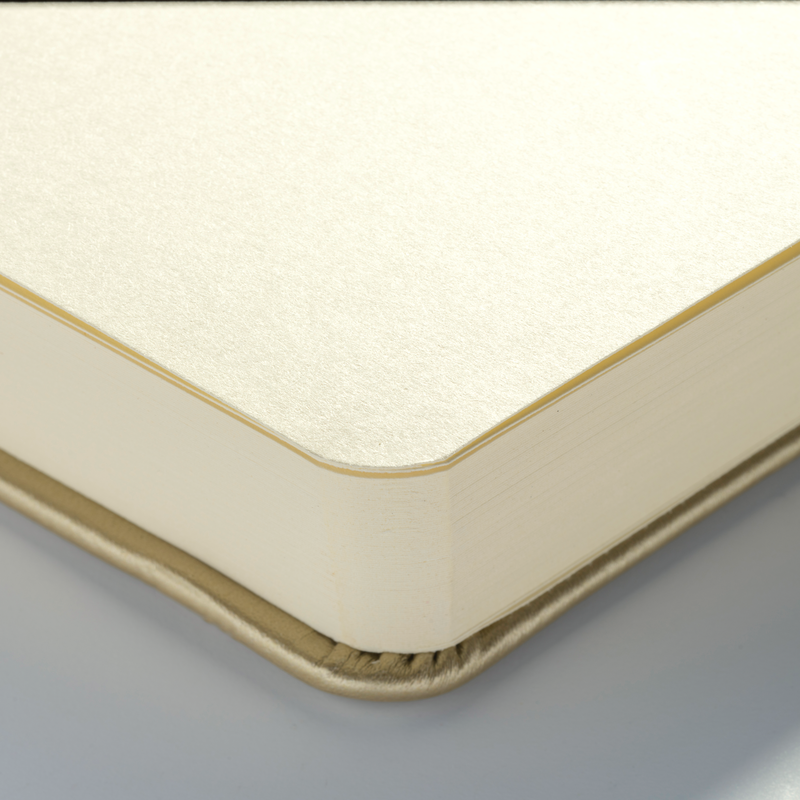 TALENSARTCREATION Sketchbook 15x21cm 140g 80 sheets Gold white