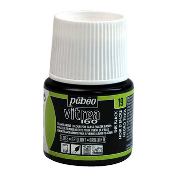 PEBEO Vitrea 160 Brillant 45 Ml Noir D'Encre