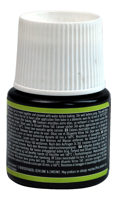 PEBEO Vitrea 160 Brillant 45 Ml Noir D'Encre