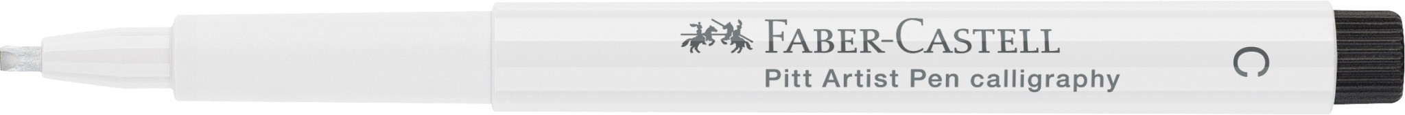 FABER CASTELL Feutre Pitt Artist Pen Calligraphy col. 101 blanc