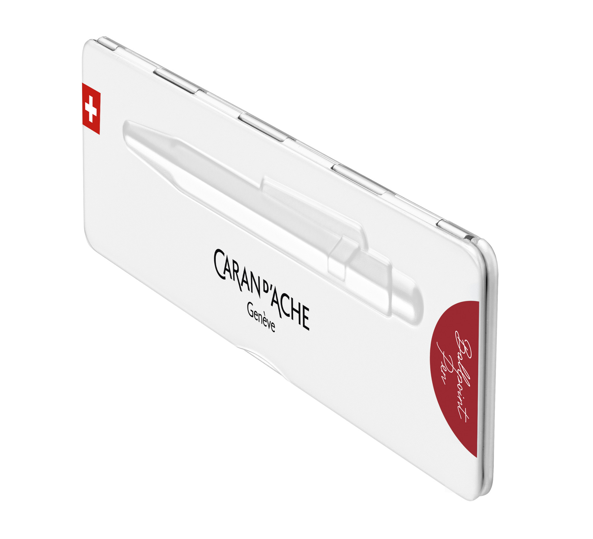 CARAN D'ACHE Stylo bille 849 Colormat-X Rouge avec étui slimpack