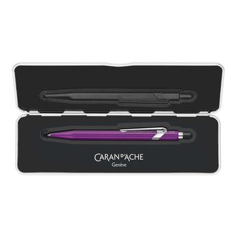 CARAN D'ACHE Stylo bille 849 Colormat-X Violet avec étui slimpack