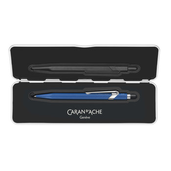 CARAN D'ACHE Stylo bille 849 Colormat-X Bleu avec étui slimpack