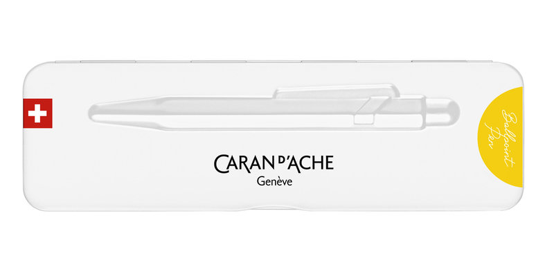 CARAN D'ACHE 849 Colormat-X Yellow ballpoint pen with slimpack