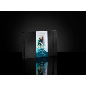 HAHNEMÜHLE Watercolour Book 100% Coton A6 paysage 250g/m²,30feuilles