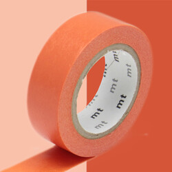 OZ MT 1P Uni orangé / vermillon ninjin 1,5cm x7m
