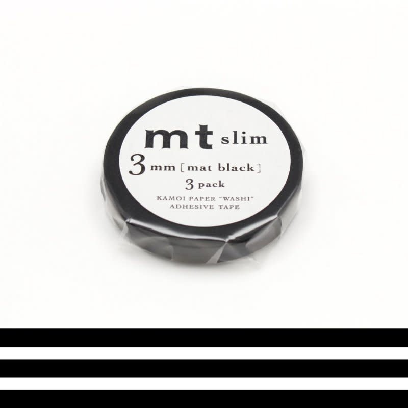 OZ MT SLIM Set of 3 mt slim 3mm plain black / matte black