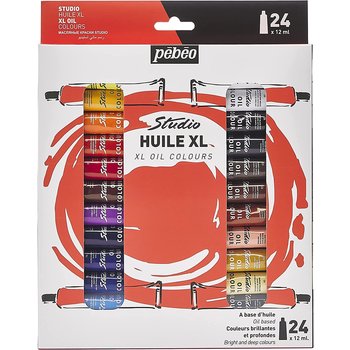 PEBEO Studio Fine Oil XL Case 24 tubes 12ml assorted