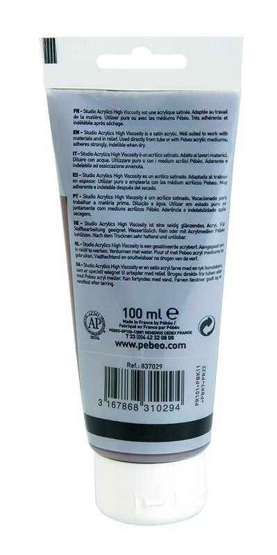 PEBEO Studio Acrylic 100ml Burnt Shadow