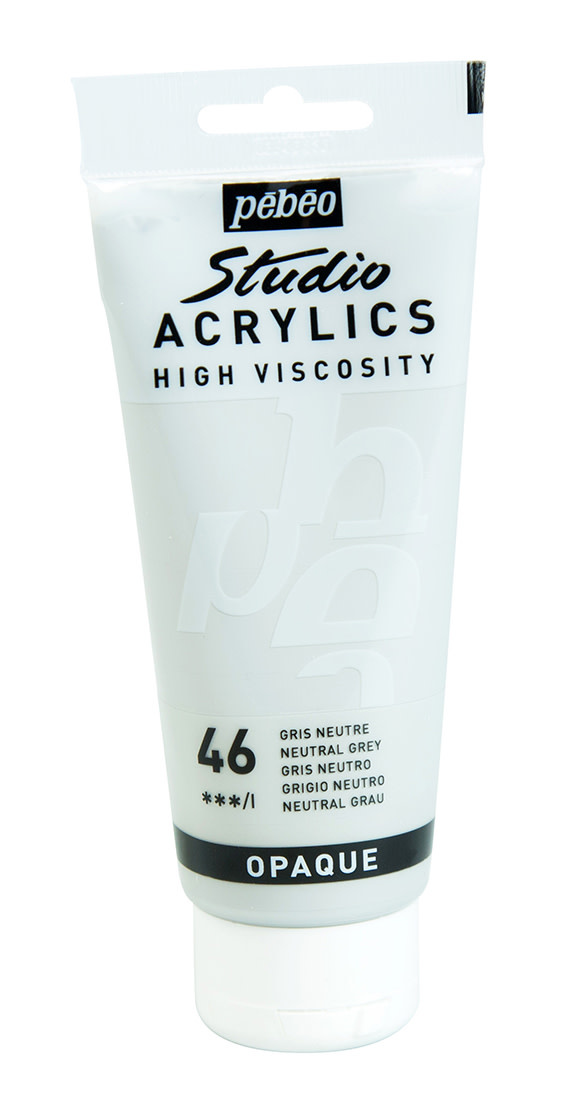PEBEO Acrylique Fine Studio Acrylics 100 Ml Gris Neutre