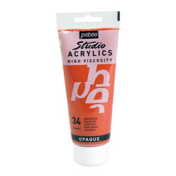 PEBEO Acrylique Fine Studio Acrylics 100 Ml Ocre Rouge