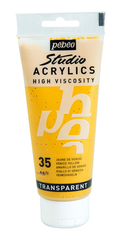 PEBEO Acrylique Fine Studio Acrylics 100 Ml Jaune De Venise