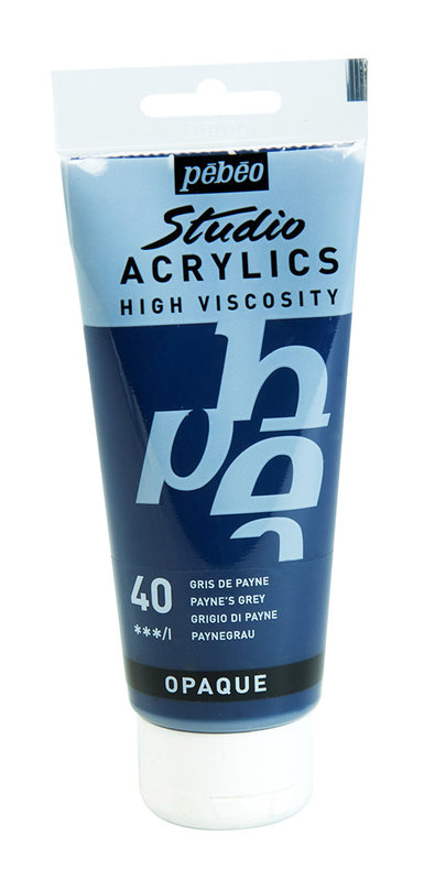 PEBEO Acrylique Fine Studio Acrylics 100 Ml Gris De Payne