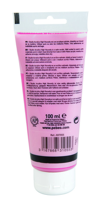 PEBEO Acrylique Fine Studio Acrylics 100 Ml Rose Azo