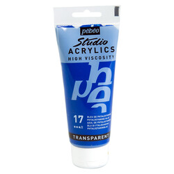 PEBEO Acrylique Fine Studio Acrylics 100 Ml Bleu Phtalocyanine