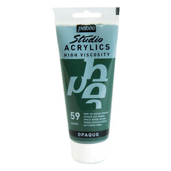 PEBEO Acrylique Fine Studio Acrylics 100 Ml Vert De Vessie Opaque