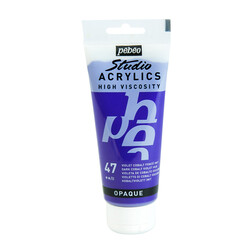 PEBEO Acrylique Fine Studio Acrylics 100 Ml Violet Cobalt Foncé Imitation