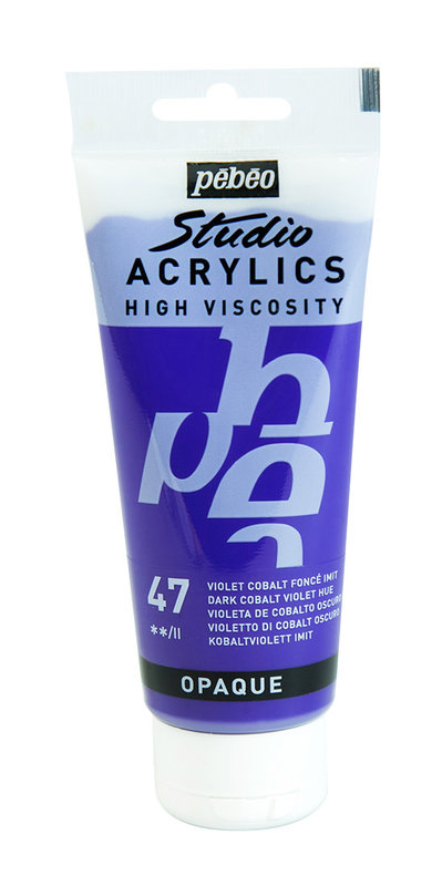 PEBEO Acrylique Fine Studio Acrylics 100 Ml Violet Cobalt Fonce Imitation