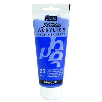 PEBEO Acrylique Fine Studio Acrylics 100 Ml Bleu Outremer Clair Opaque