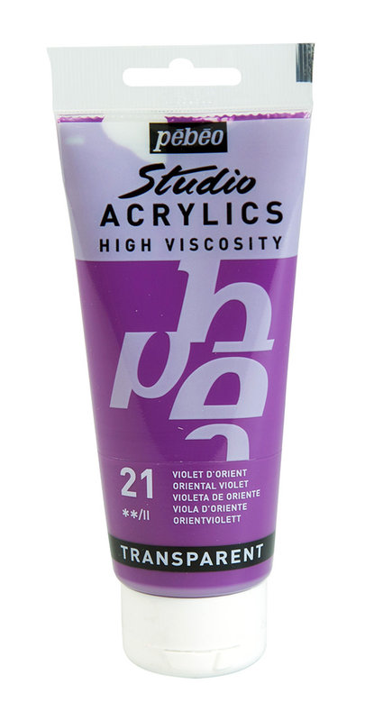 PEBEO Acrylique Fine Studio Acrylics 100 Ml Violet D'Orient