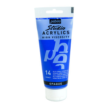 PEBEO Acrylique Fine Studio Acrylics 100 Ml Bleu Cobalt Opaque Imitation