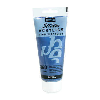 PEBEO Acrylique Fine Studio Acrylics 100 Ml Bleu Noir Iridescent